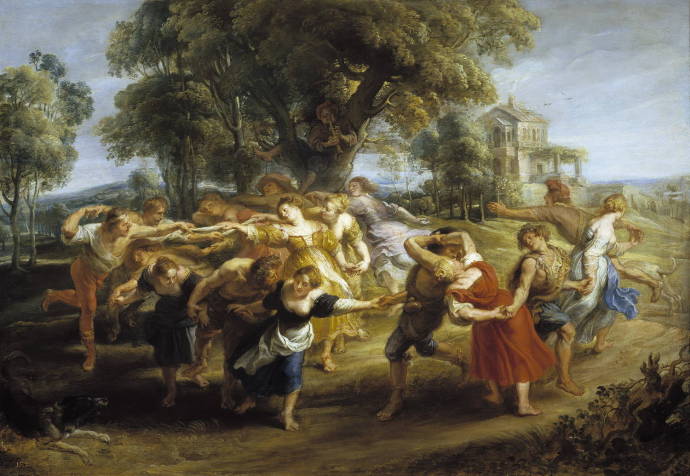 Танец итальянский сельские жители. 1636 г. / Питер Поль Рубенс - Peter Paul Rubens