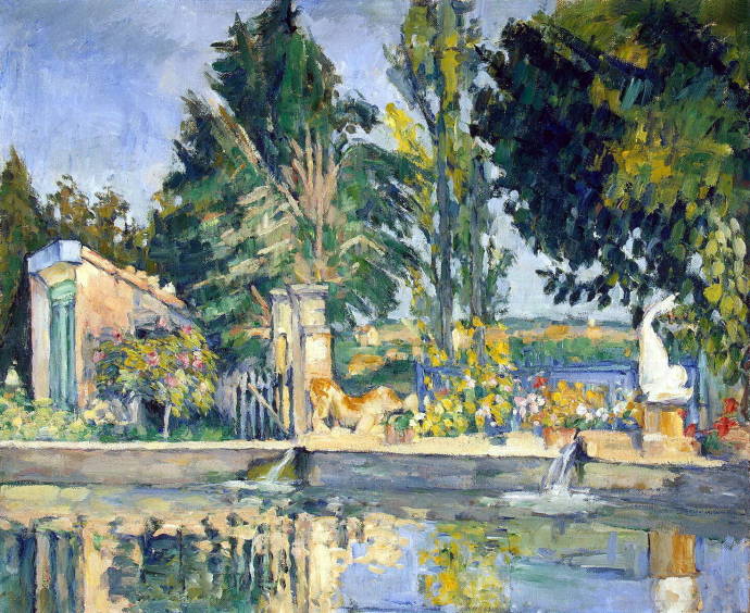 Озерцо. 1876 г. / Поль Сезанн  - Paul Cezanne