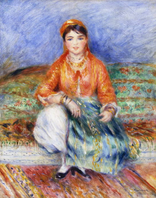 Алжирская девушка / Пьер Огюст Ренуар - Pierre Auguste Renoir