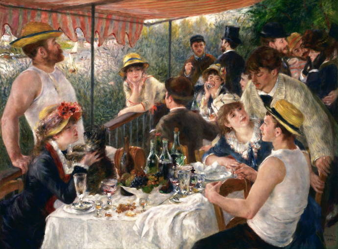 Завтрак гребцов / Пьер Огюст Ренуар - Pierre Auguste Renoir