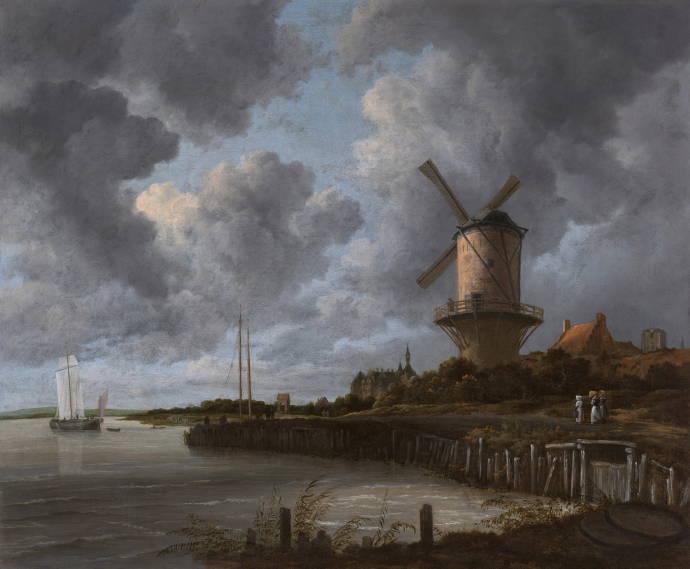 Ветрянная мельница / Якоб Исааксон ван Рейсдаль - Jacob Isaackszon van Ruisdael