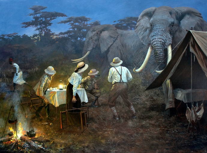 Слоны-людоеды в лагере / Джон Сирей Лестер - John Seerey